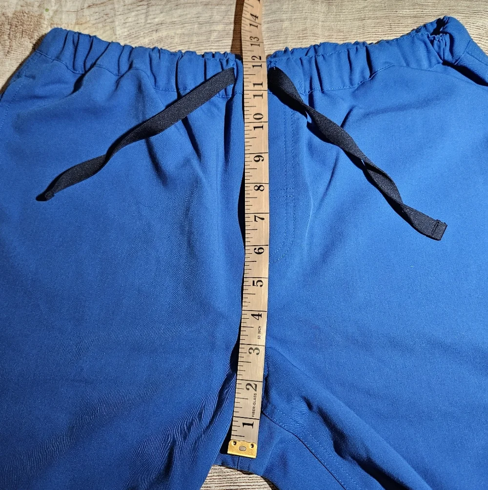Figs Pisco Basic Blue Straight Leg Scrub Pants